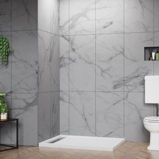 Акриловый поддон BelBagno TRAY-BB-DUE-AH-120/90-4-W0 белый