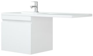 Тумба под раковину для стиральной машины Corozo Альтаир 120 белый SD-00000501