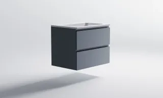 Тумба с раковиной Astra-Form Альфа 03060004ncss3005-r80b+04010006 70 см голубой матовый