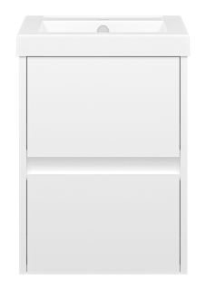 Подвесная тумба под раковину Misty Алиса 40см белый