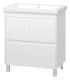 Напольная тумба под раковину Misty Алиса 75см белый
