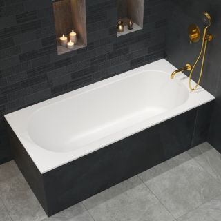 Ванна из искусственного камня WHITECROSS Gin 0217.165075.200 165x75 см белый матовый