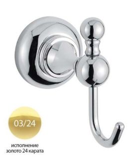 Крючок, золото Cezares APHRODITE-HK1-03/24-M