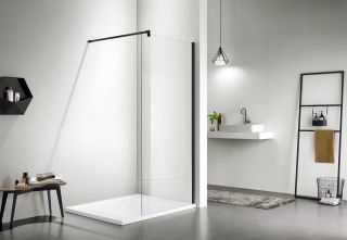 Душевая перегородка Aquatek Walk in AQ WIW 12020BL 120см чёрный