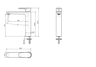 Смеситель для раковины Aquatek Ника AQ1804CR хром