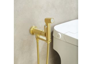 Гигиенический душ со смесителем Aquatek Ника AQ1819BG золото