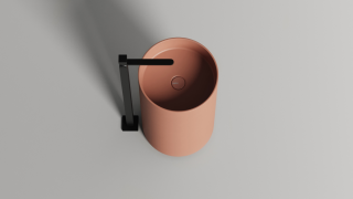 Напольная раковина Salini Armonia 01 S-Sense 130111GRF 45см RAL полностью