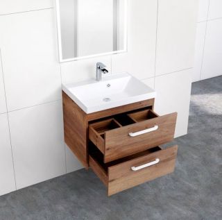 Тумба под раковину BelBagno подвесная 60x50см Rovere Tabacco AURORA-600-2C-SO-RT