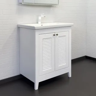 Тумба с раковиной Comforty Классик 00-00013804 70 см Белый