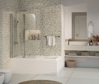 Шторка для ванны Azario BOSTON AZ-141 80 (41,5+38,5)*140 80*140