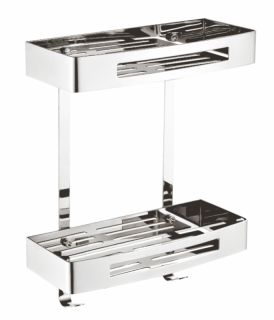 Полка AZARIO RINA AZ-170-2 прямоугольная двухэтажная