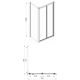 Душевое ограждение Azario TORONTO AZ-NAA1432B