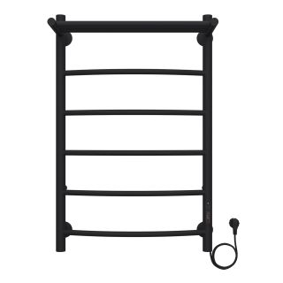 Полотенцесушитель электрический AZARIO VERONA AZ04858PB 500/800 5 секций, с полкой, тен справа, черный
