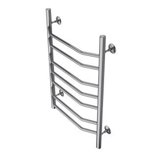 Полотенцесушитель водяной AZARIO RAVENNA  AZ07158 500/800 7 секций, нижнее/диагональное подключение, 1/2, хром