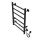 Полотенцесушитель электрический AZARIO PARMA AZ10846B 400/600 6 секций, тен справа, черный
