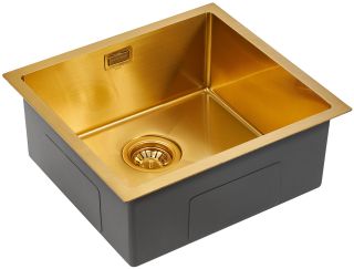 Мойка кухонная Paulmark Wesser PM804844-BG брашированное золото