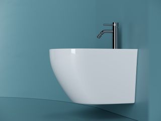 Биде подвесное Ceramica Nova Uno CN11002 белый