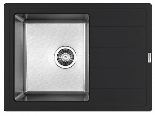 Кухонная мойка Florentina Комби 650 антрацит