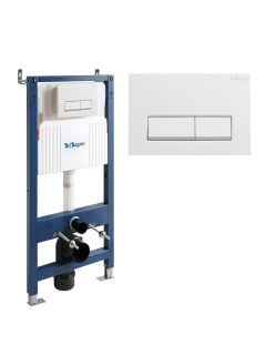 Инсталляция для унитазов BelBagno BB-101-M-BR в комплекте с кнопкой смыва