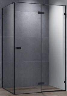 Душевой уголок Cezares Bellagio 140x90см чёрный BELLAGIO-AH-1-140/90-C-NERO