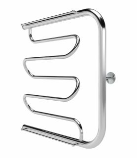 Полотенцесушитель водяной Indigo Фокстрот Liana FLW60-40P с полкой 60x40 см хром