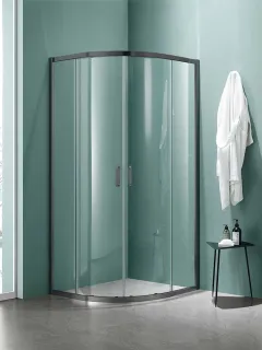 Душевой уголок Aquatek AQ ARI RO 09020GM 90x90 см оружейная сталь