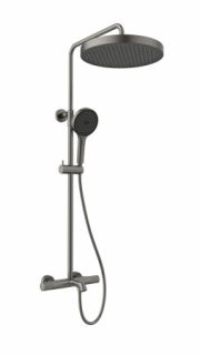Душевая система с термостатом AltroBagno Bilancia 030428 GrMt оружейная сталь