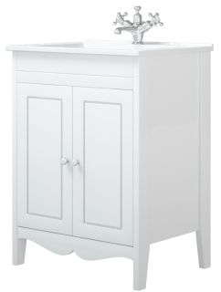 Тумба под раковину Corozo Блюз 65см белый SD-00000030