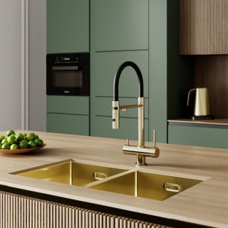 Смеситель для кухни IDDIS Ace ACEMGFFi05 золото матовое