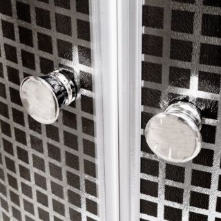 Душевая кабина Deto L 890 с гм. и эл. BLACK 90х90х215 см