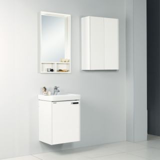 Шкаф Акватон Йорк белый/выбеленное дерево 1A171303YOAY0