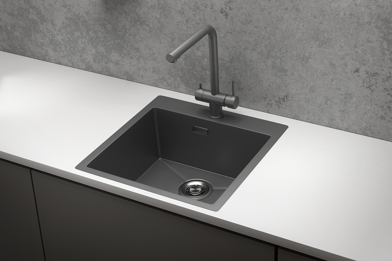 Мойка кухонная Granula 5151, ГРАФИТ МАТОВЫЙ