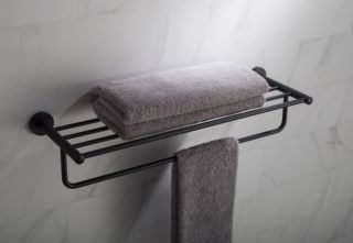 Полка для полотенец Timo Saona чёрный13058/03