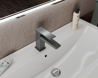 Смеситель для умывальника RUSH Thira (TR3635-12Grey)