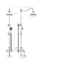 Душевая система RUSH Flores (FL0835-512)