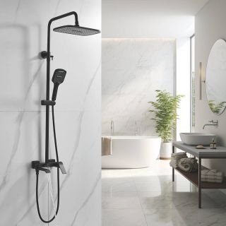 Душевая стойка Shevanik S4136H чёрный