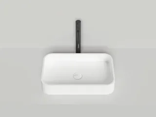 Накладная раковина Salini Callista 01 S-Stone 1101204SM 55см белый матовый