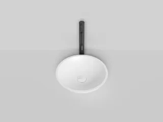 Накладная раковина Salini Callista 05 S-Stone 1101205SMRH 37см RAL снаружи