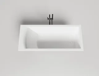 Ванна из искусственного камня Salini Cascata Kit S-Sense 104313M 170x75см белый матовый