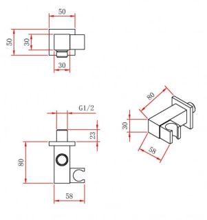 Душевой комплект Berges Ventas 2S хром 073001