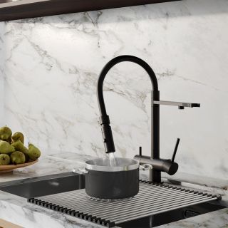 Смеситель для кухни IDDIS Ace ACEBLFFi05 чёрный матовый