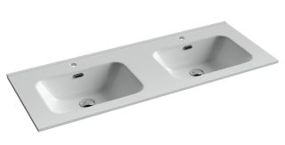 Мебельная раковина Ceramica Nova Element CN7004 двойная 121см белый