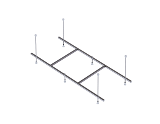 Поручень настенный Aquatek KAR-0000084 50 см хром