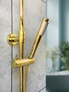 Душевая система с термостатом AltroBagno Costanza 030419 Or золото