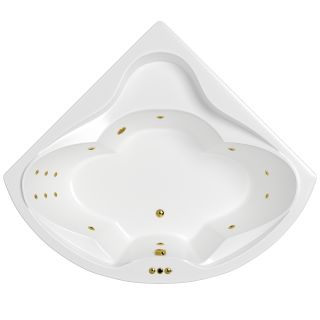 Гидромассажная ванна WHITECROSS Konsul 0110.150150.100.SMART.GL 150 см Smart золото