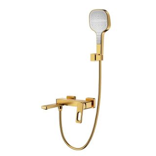 Смеситель для ванны Raglo R51.30.03 золотой сатин