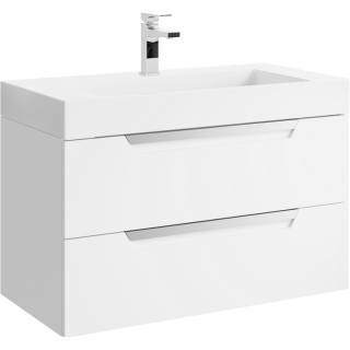 Тумба под раковину Aqwella Cube 90см белый CUB0109W