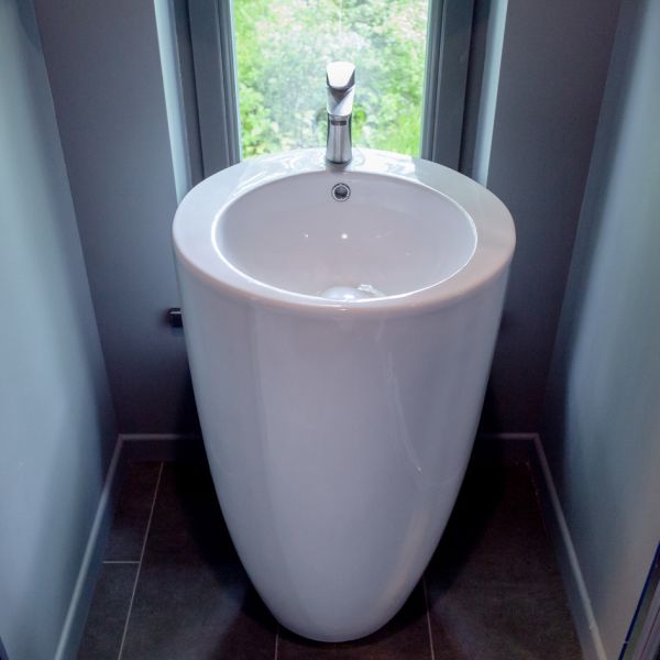 Напольная раковина Melana B133-805 50см белый