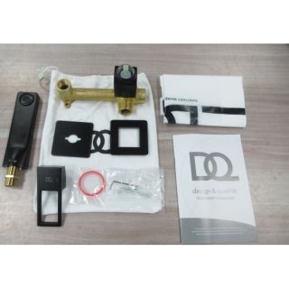 Смеситель для раковины DQ Dortmund встраиваемый настенный черный (DA1714405)