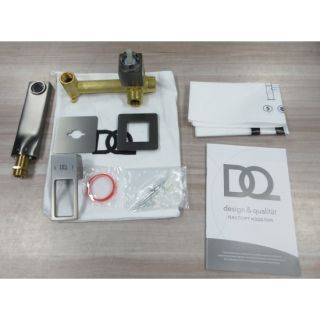 Смеситель для раковины DQ Dortmund встраиваемый настенный графит (DA1714406)